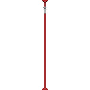 Schake Schrägstütze, rot lackiert, Verstellbereich 304-535cm, für Bauarbeiten.