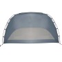 Graues vidaXL Strandzelt 274x178 cm aus Polyester, ideal für Camping und Strand.