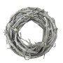 Weißer Kranz (Ø 20cm) von Mica Decorations. Basteldekoration für Wand und Tür.