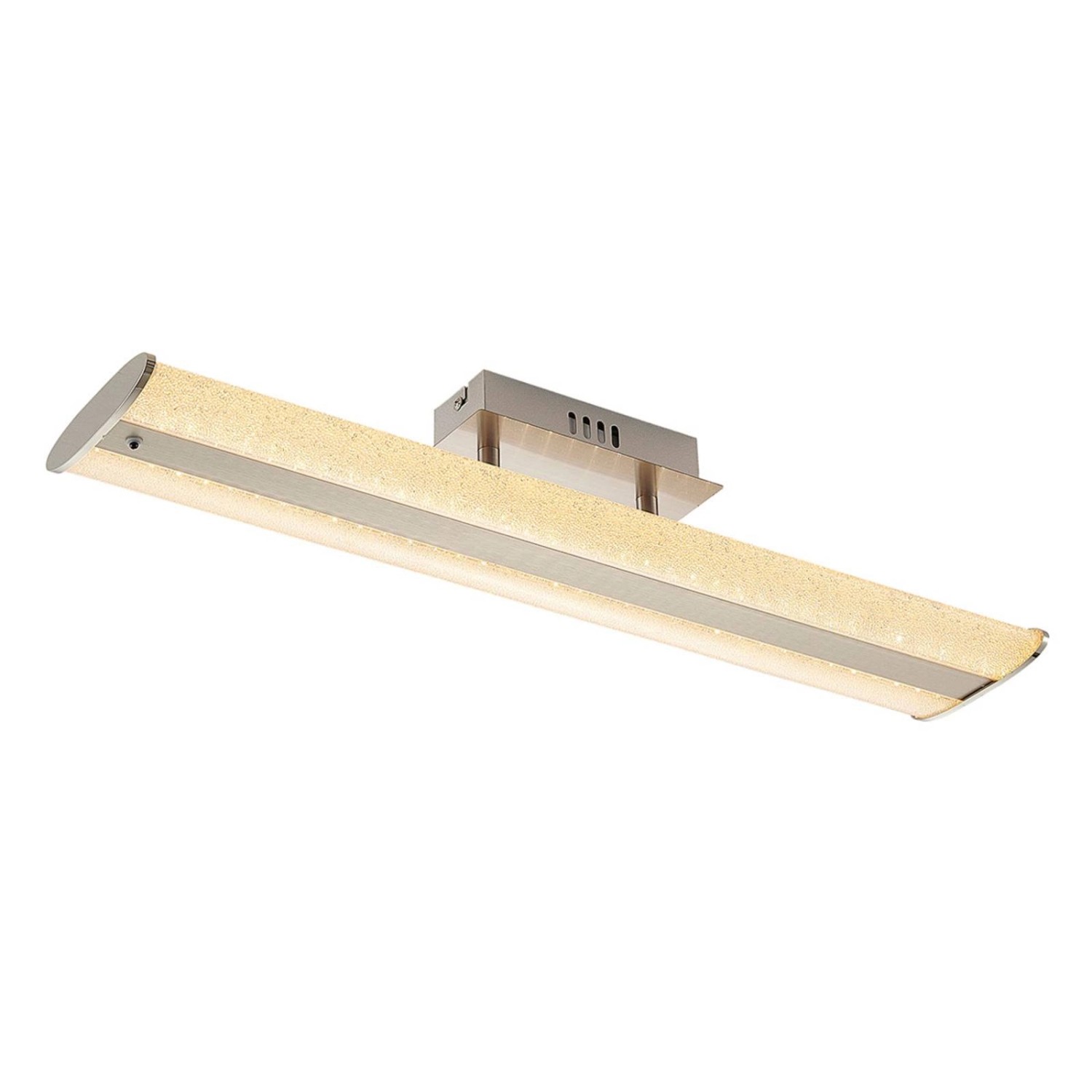 Lindby LED Deckenleuchte Sylke 9624633 mit Leselampe Modern in Alu aus Kuns günstig online kaufen