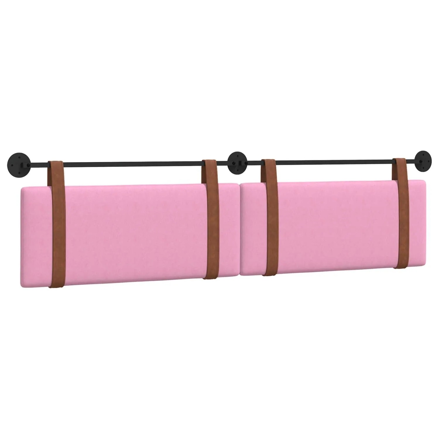 vidaXL Hängevorderseite Wandmontiert Rosa 210 x 55 x 5 cm Antikes PU 42031553