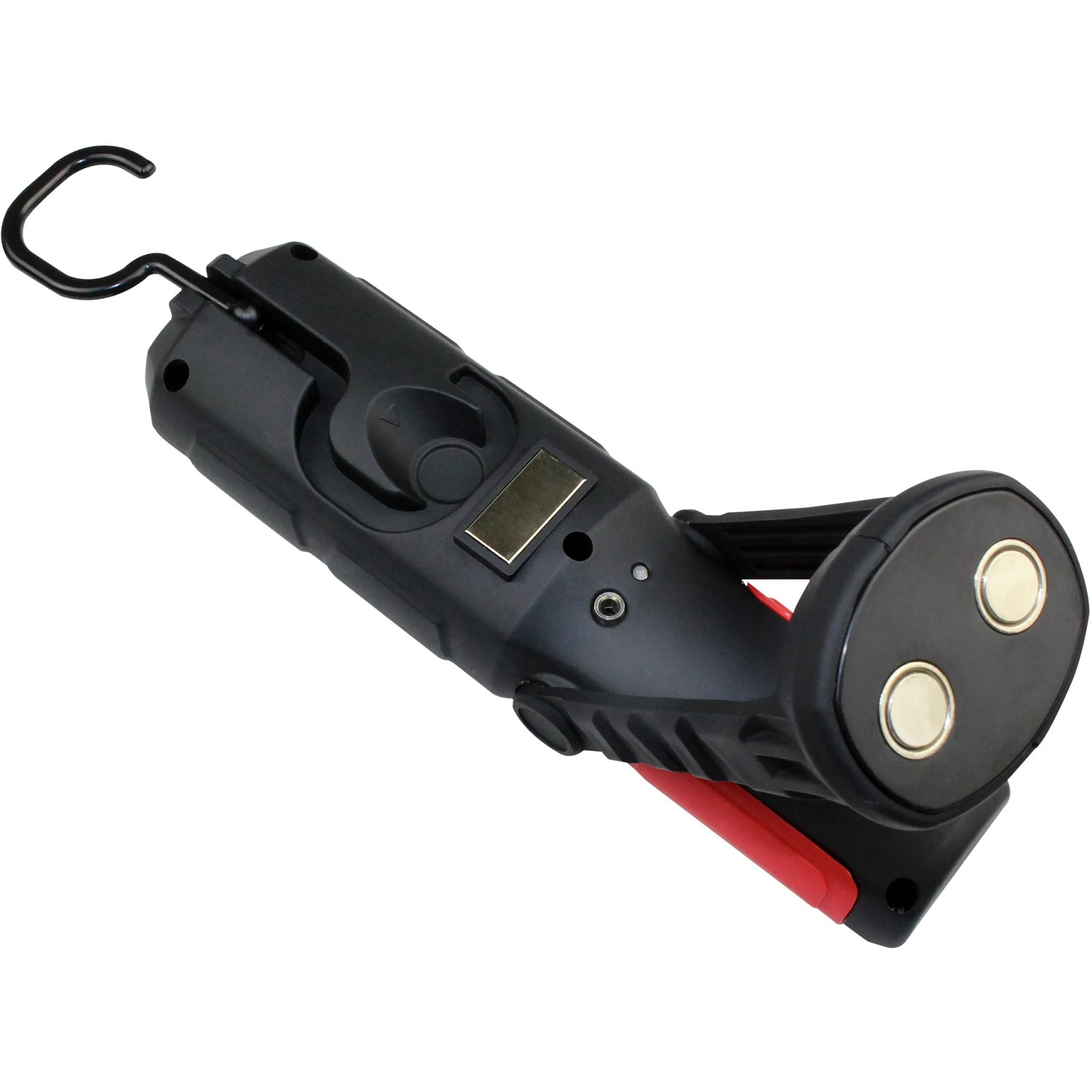 Eufab Akku-LED-Werkstattleuchte mit Haken und Magnet für Pannenhilfe.