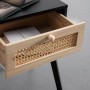 Bessagi Home Beistelltisch Denis Hellbraun/ Schwarz MDF_3