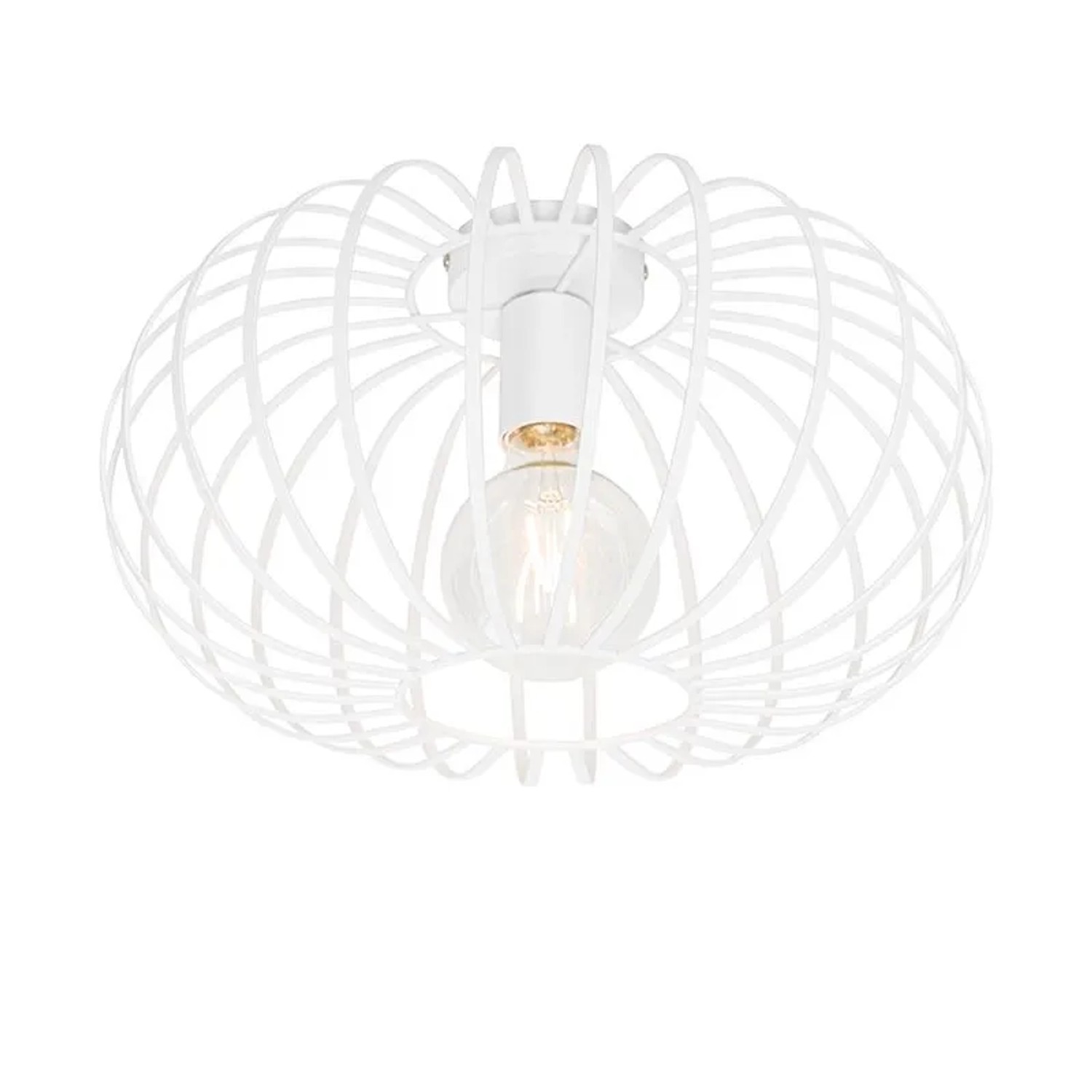 QAZQA Design-Deckenleuchte Weiß 39 cm Johanna