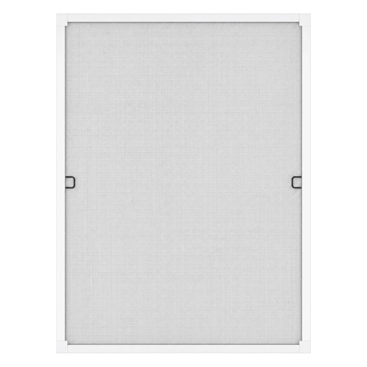 KESSER Fliegengitter für Fenster mit Aluminiumrahmen 100 x 120 cm Weiß
