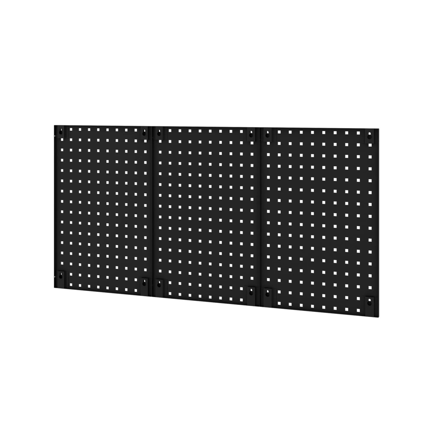 JAN NOWAK Werkzeugtafel PAULA, 120x60cm, All Black. Lochwand für Werkzeugschrank, Werkstatt.
