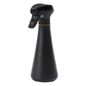 Schwarzer Fiskars Pflanzensprüher, 0,3 l, für Zimmer- und Gartenpflanzen.