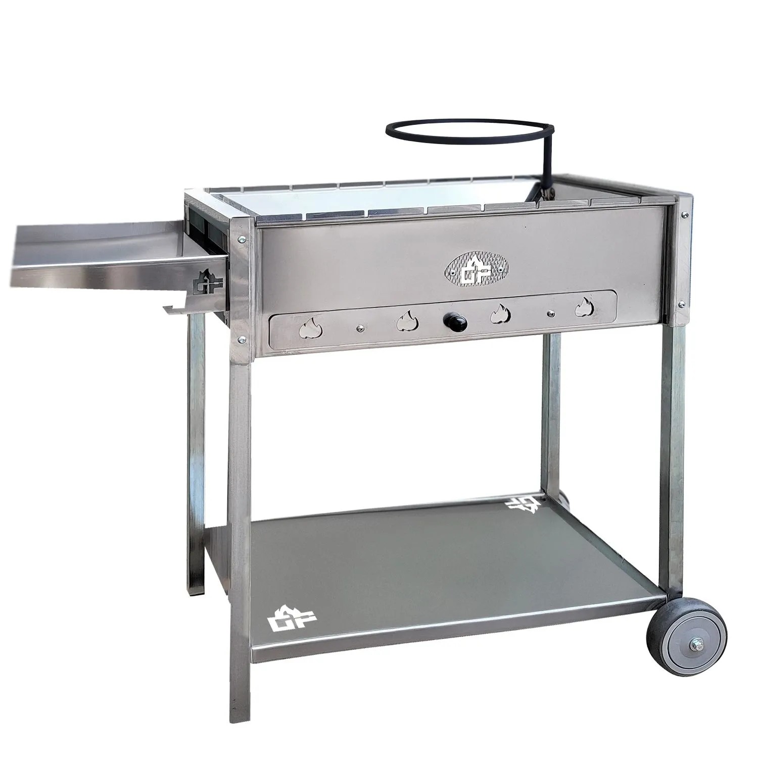 Grillpeter Mangal Batyr Deluxe 60 Schaschlikgrill mit Ablage und Topfhalter günstig online kaufen