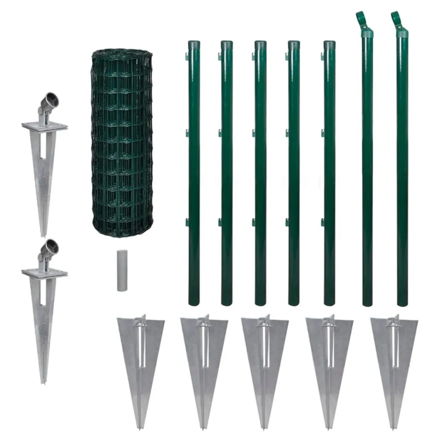 vidaXL Drahtzaun Stahl 10x0,8 m Grün 140556 günstig online kaufen