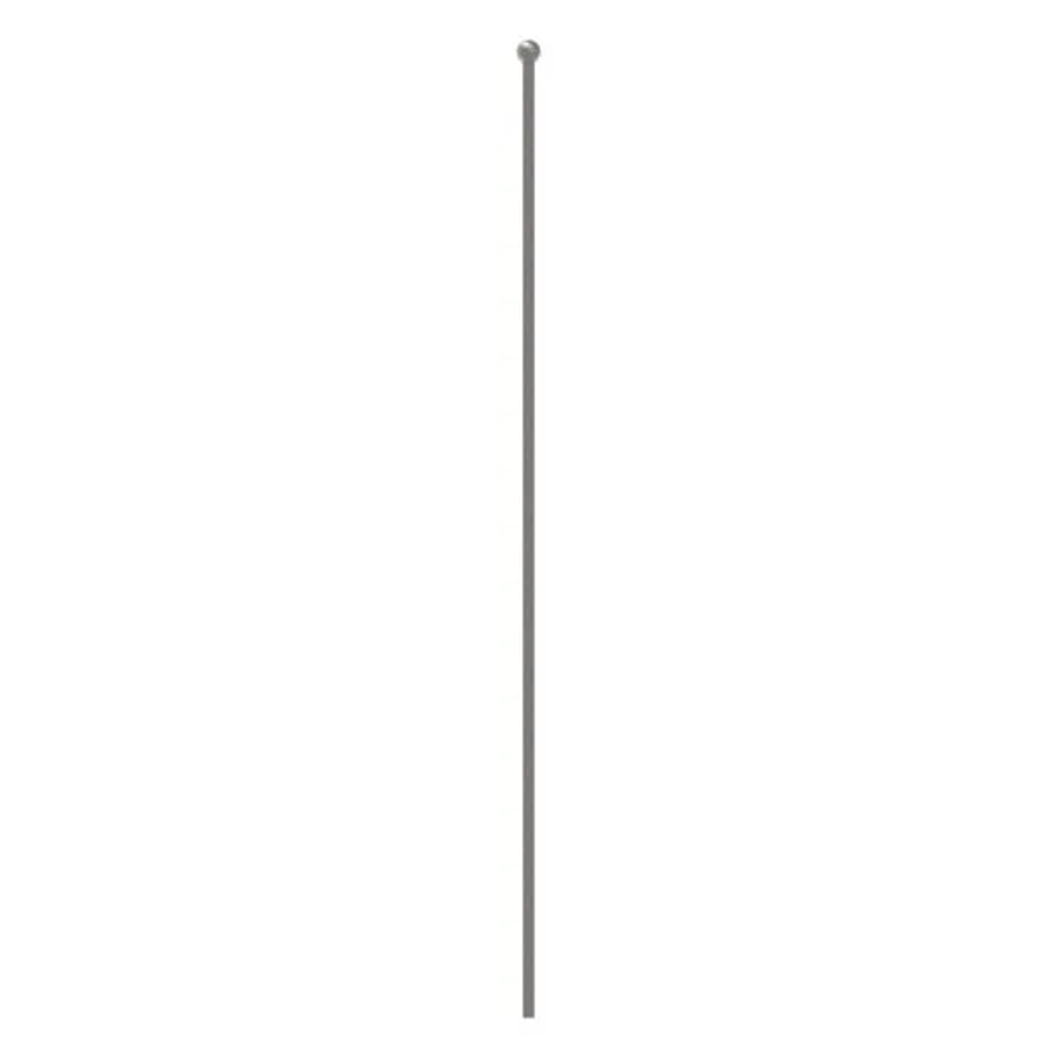 FeNau Zaunstab Schmiedeeisen 12x12 mm H 1200 mm Kugel Ø 25 mm Angeschmiedet
