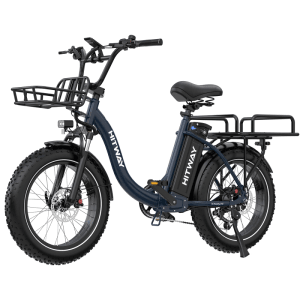 HITWAY E-Bike BK6S PLUS 20×4,0 Zoll 27Ah BMS Akku Reichweite 140-160KM 250W 7-Gang APP NFC