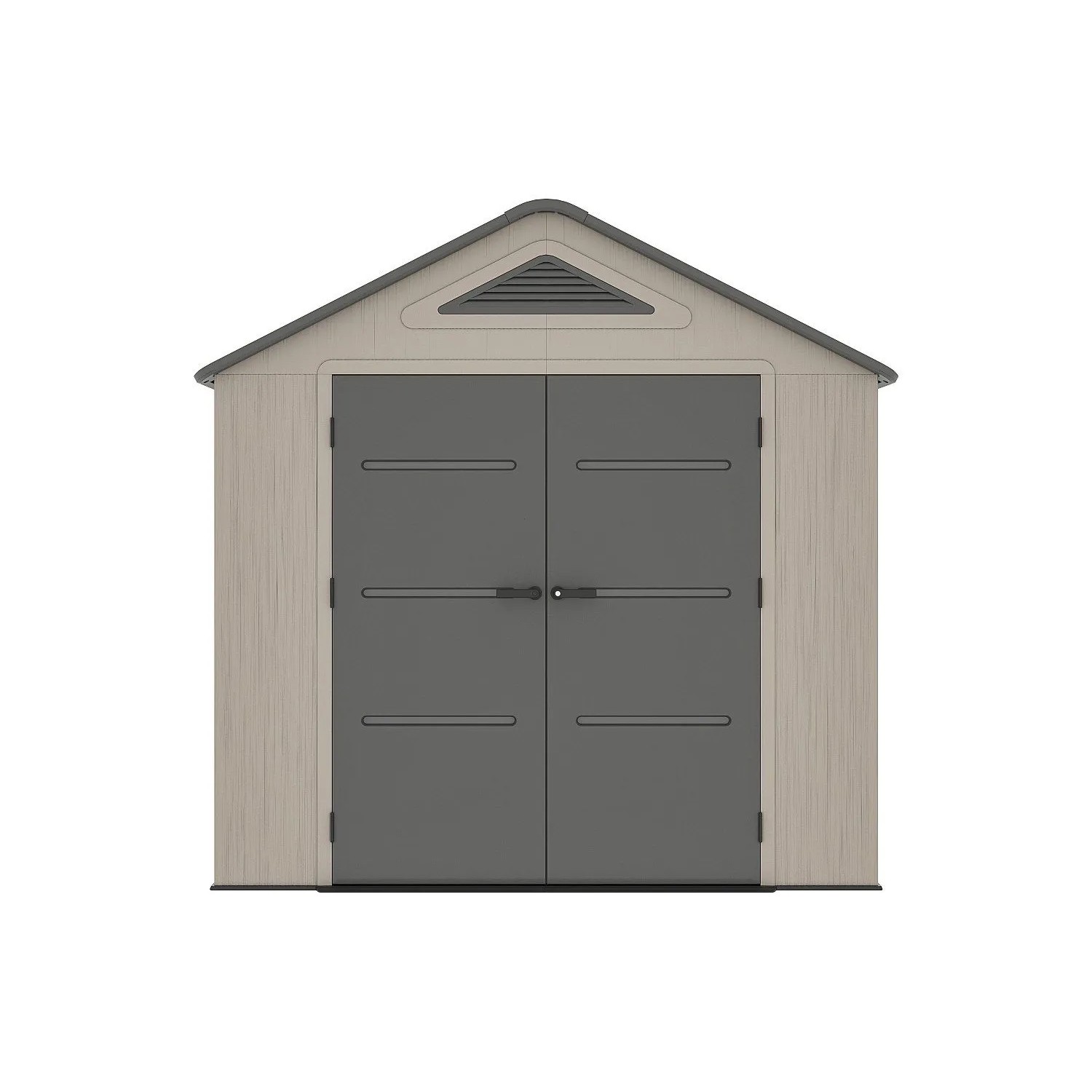 Vente-unique Schrebergartenhaus Anteva Grau  Beige 237 cm