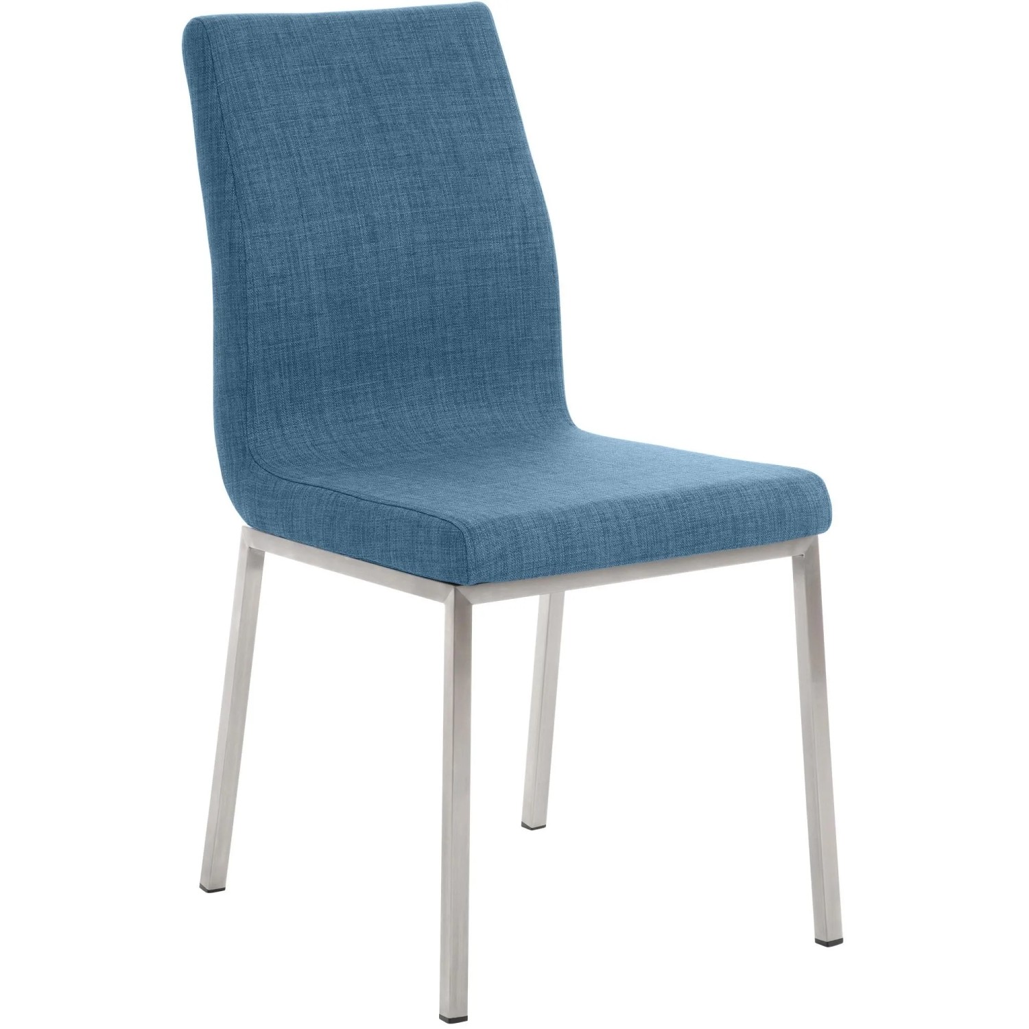 DELUKE Esszimmerstuhl TUTOR Stoff Blau 40x50x88cm Essstühle Esszimmerstühle Küchenstühle Wohnzimmerstühle
