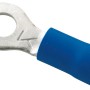 Blauer Ringkabelschuh für Autoelektrik, 1,5-2,5 mm² Kabelquerschnitt, Ø 4,3 mm.