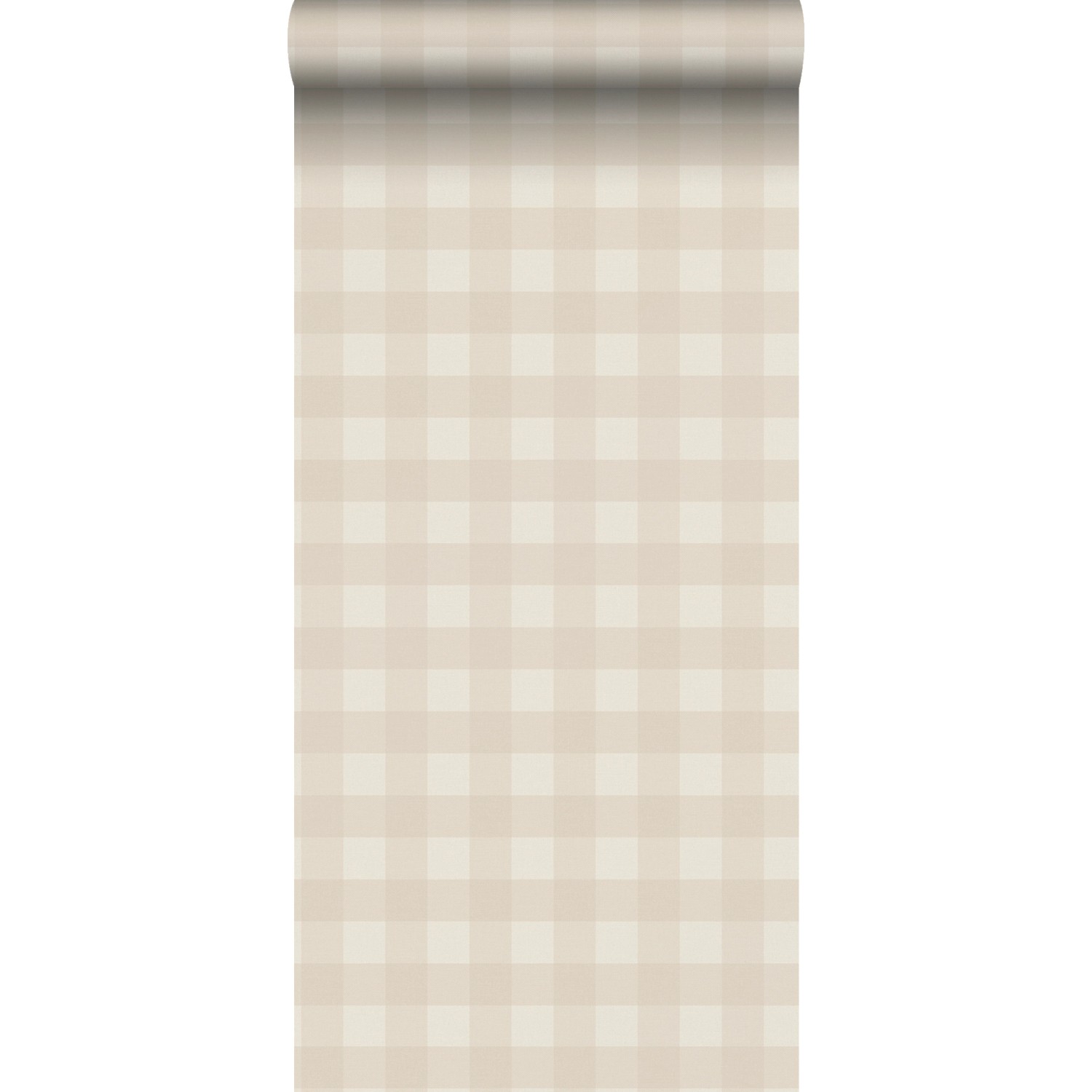 Sanders & Sanders Tapete Karomuster Beige 53 cm x 10.05 m günstig online kaufen
