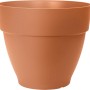 Elho Blumentopf Vibia Campana, Ø 55 cm, Terrakottafarben, aus Kunststoff, ideal für Garten und Balkon.