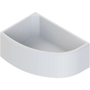 Ottofond Wannenträger Loredana Typ B für Badewanne, weiße Hartschaum-Konstruktion.