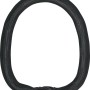 Schwarzes Abus Kettenschloss CH-Lock 12417, robust und sicher für Fahrräder.