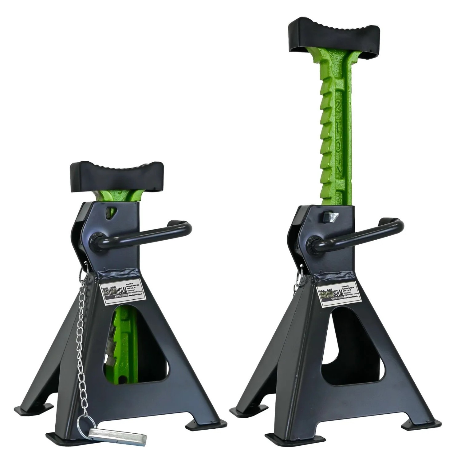 TRUTZHOLM Unterstellbock 2 Stück 2 Tonnen Traglast Pro Stütze Höhe Von 280 Bis 430 mm