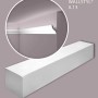 NOEL & MARQUET NMC IL13-Box WALLSTYL Eckleisten Set, 30m, grau, für indirekte Beleuchtung.