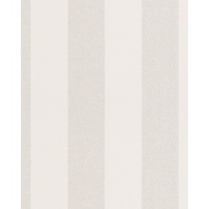 Marburg Vliestapete mit breiten Streifen in Beige-Pearl. Dekorative Tapete für Wohnräume.