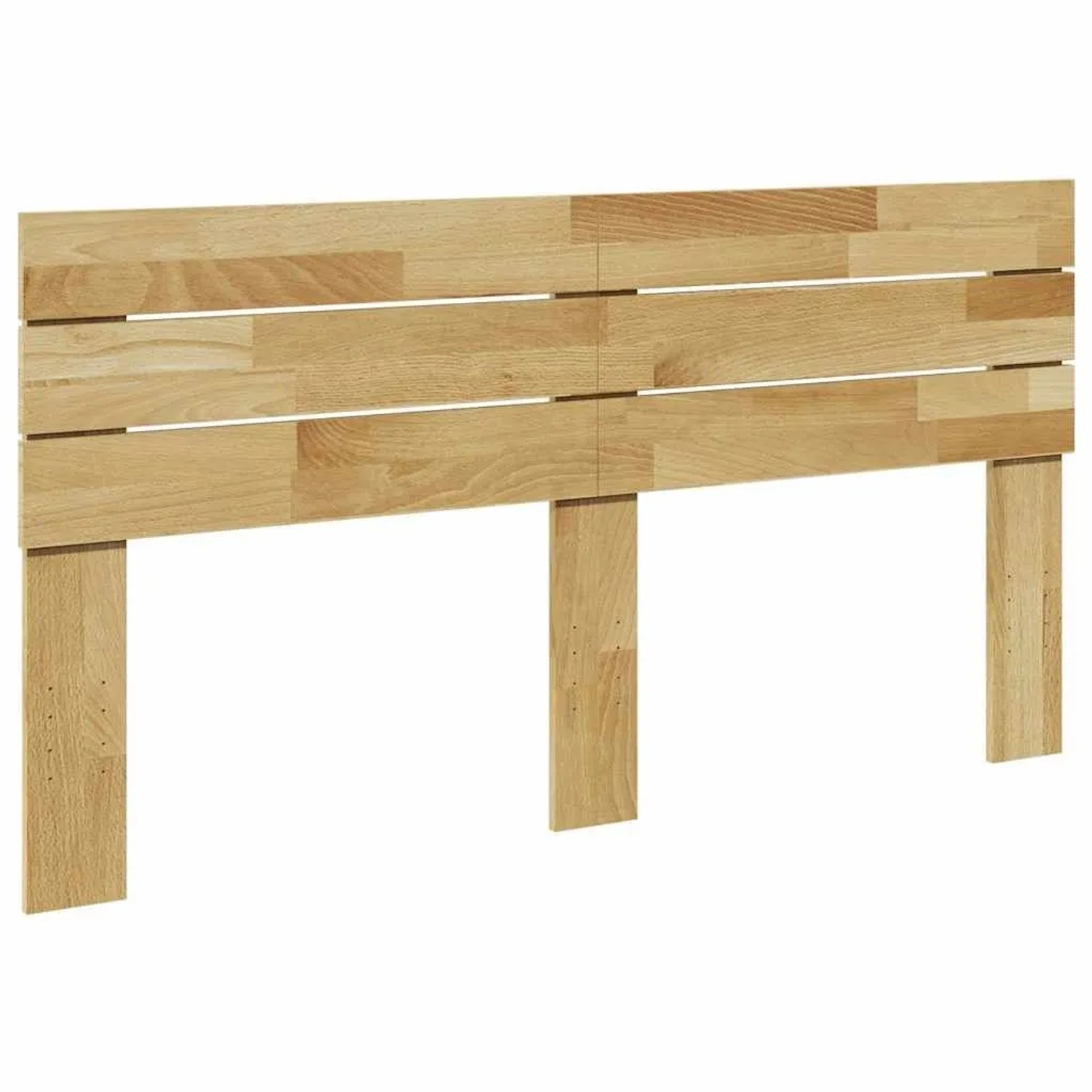 vidaXL Kopfteil 160 cm Massivholz Eiche 851981