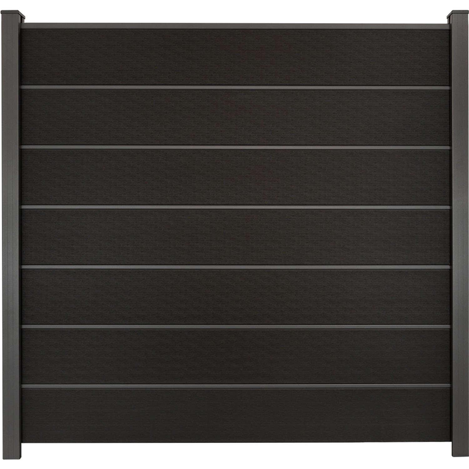 GroJa Solid Grande Premium Steckzaunsystem 180 x 180 cm Schwarz