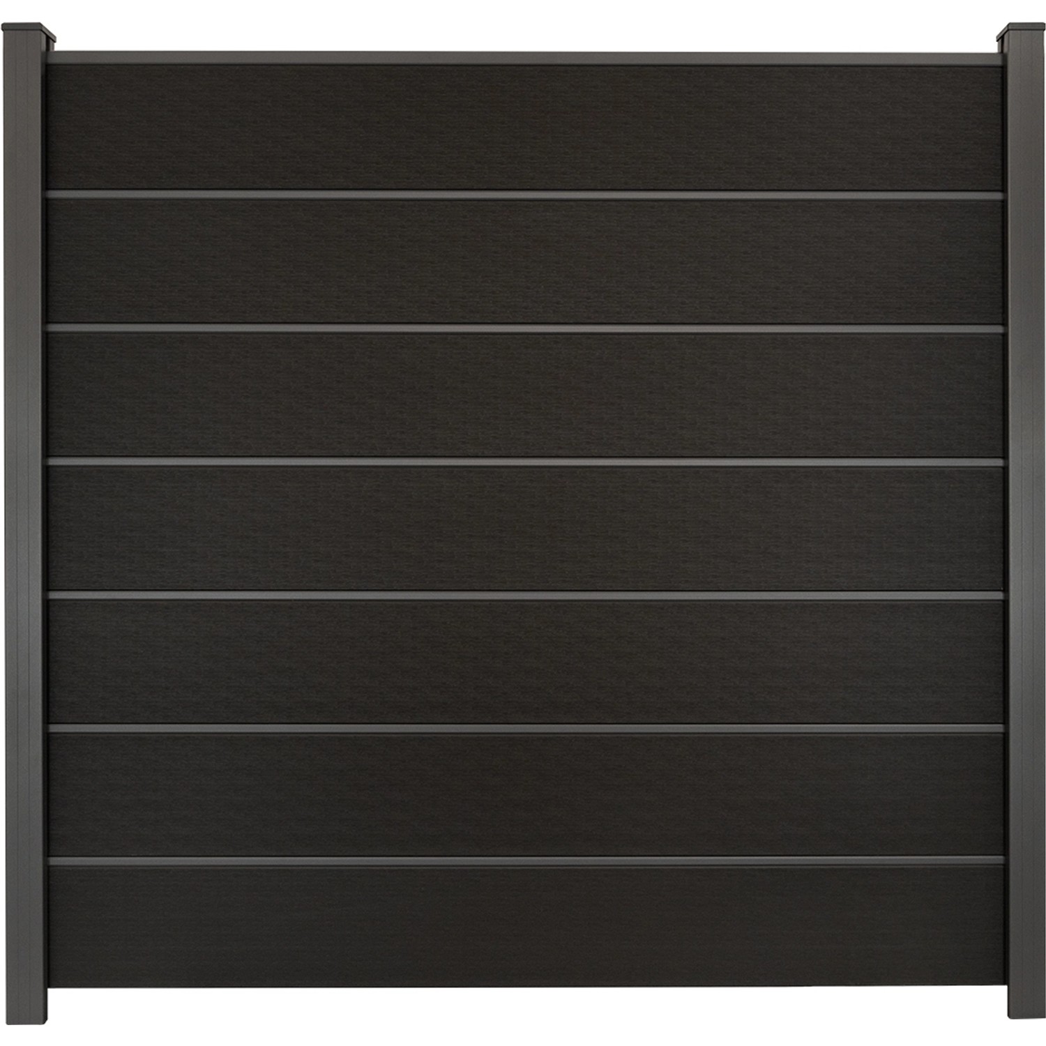 GroJa Solid Grande Premium Steckzaunsystem 180 x 180 cm Schwarz günstig online kaufen