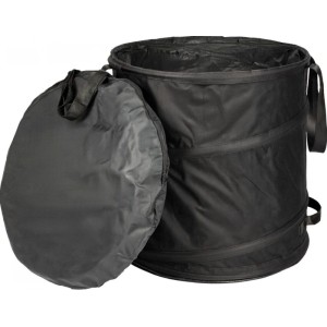 TTL GARDEN Pop Up Laubsack BLACK SUPERIOR 85 L 1er Set – Gartensack Schwarz 260 g/qm Selbststehend