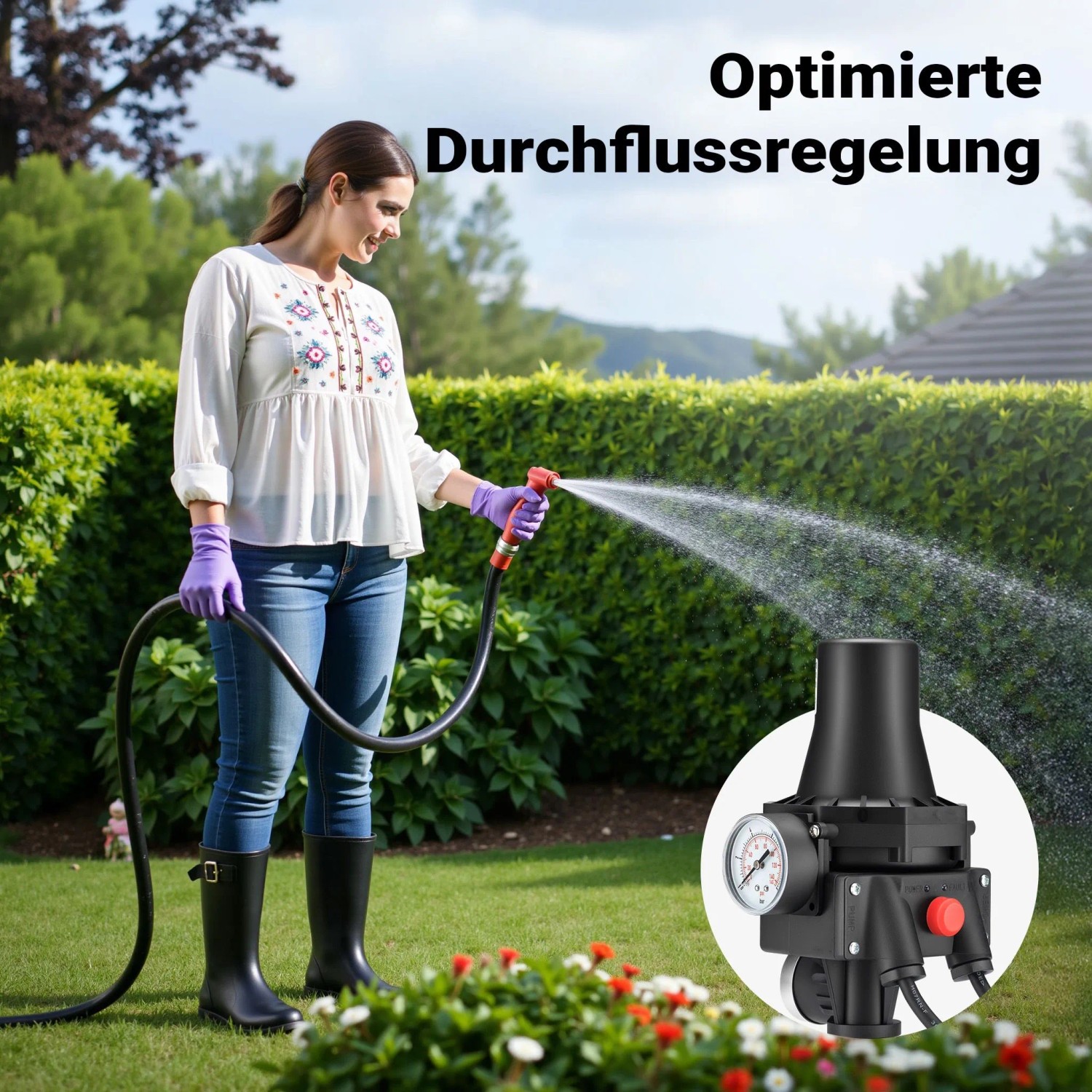 Wiltec Druckschalter Kabel Skd-3 230V 1-Phasig Pumpensteuerung Hauswasserwerk_6