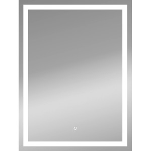 Rechteckiger Lichtspiegel Frame Light, 60x80 cm, mit umlaufender LED-Beleuchtung.