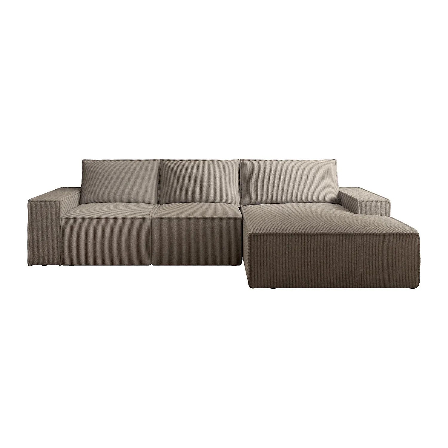 Vente-unique Schlafsofa Amelia Taupe 297 cm