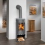 Justus Kaminofen Faro 2.0 mit Stahl- und Specksteinverkleidung, 6 kW, Energieeffizienzklasse A+