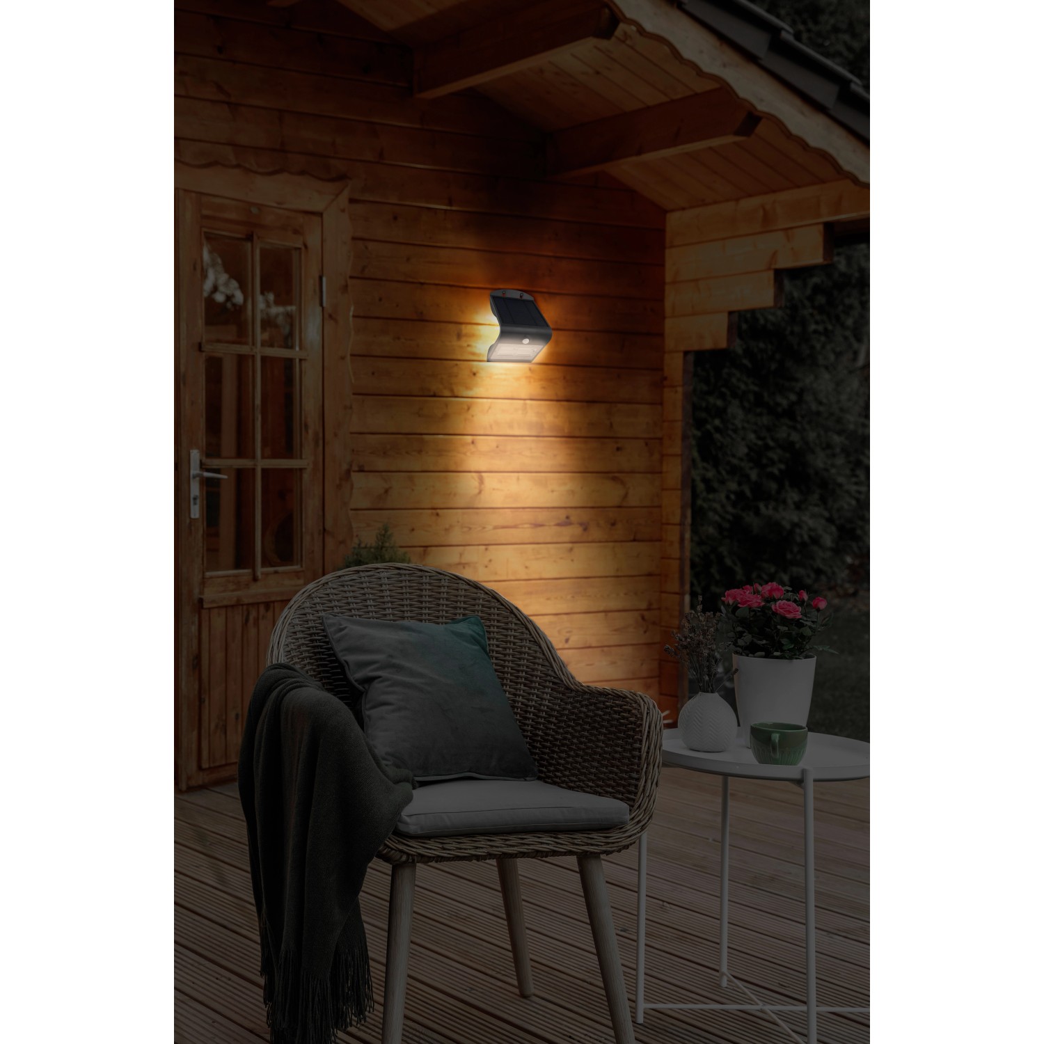 REV Ritter LED-Solaraußenleuchte Butterfly 3,2 W Anthrazit kaufen bei OBI