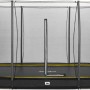 Schwarzes Salta Comfort Edition Bodentrampolin, 366x244 cm, mit Sicherheitsnetz.