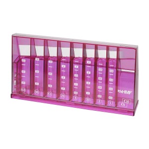 HMF 4710-15 Münzsortierer Euro Spardose 24 x 5 x 12 cm Pink