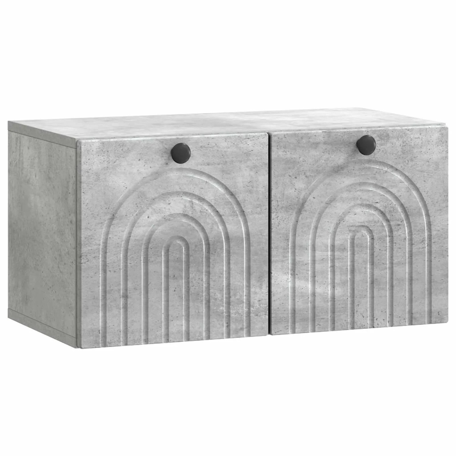 vidaXL Wandmontierter TV-Schrank Betongrau 59,5 x 31 x 30 cm 898198