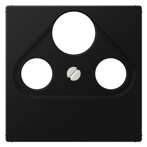 Jung Abdeckung für Universal-Sat/BK-Dose, 1-fach, Graphitschwarz matt.