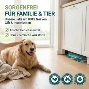 HomeBugProtect Schabenfalle Kakerlakenfalle 10 Stück