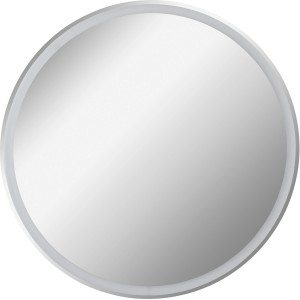 Runder Fackelmann Spiegel, Ø 80 cm, mit LED-Beleuchtung für Bad & WC.