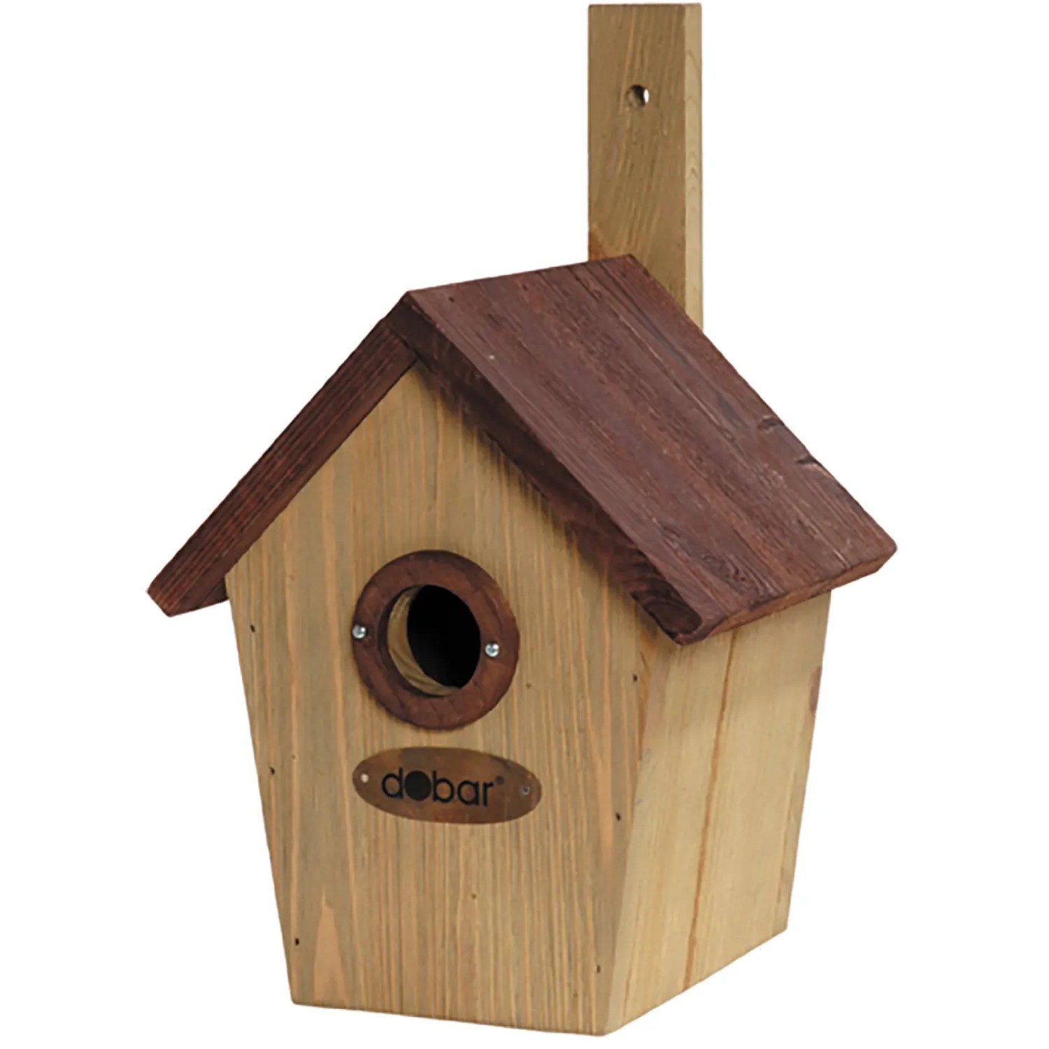Dobar Nistkasten Spitzdach 31 cm x 19 cm Braun FSC®