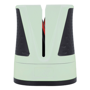 DMT SimpleSharp Messerschärfer in Mintgrün mit Diamant-Schleifsteinen für Küchenmesser.