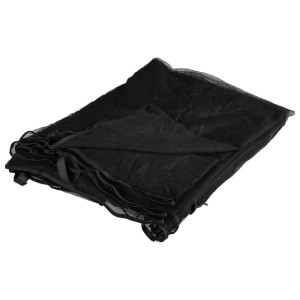 vidaXL Moskitonetz, schwarz, 300x300x200cm, für Camping & Outdoor, 220 Maschen