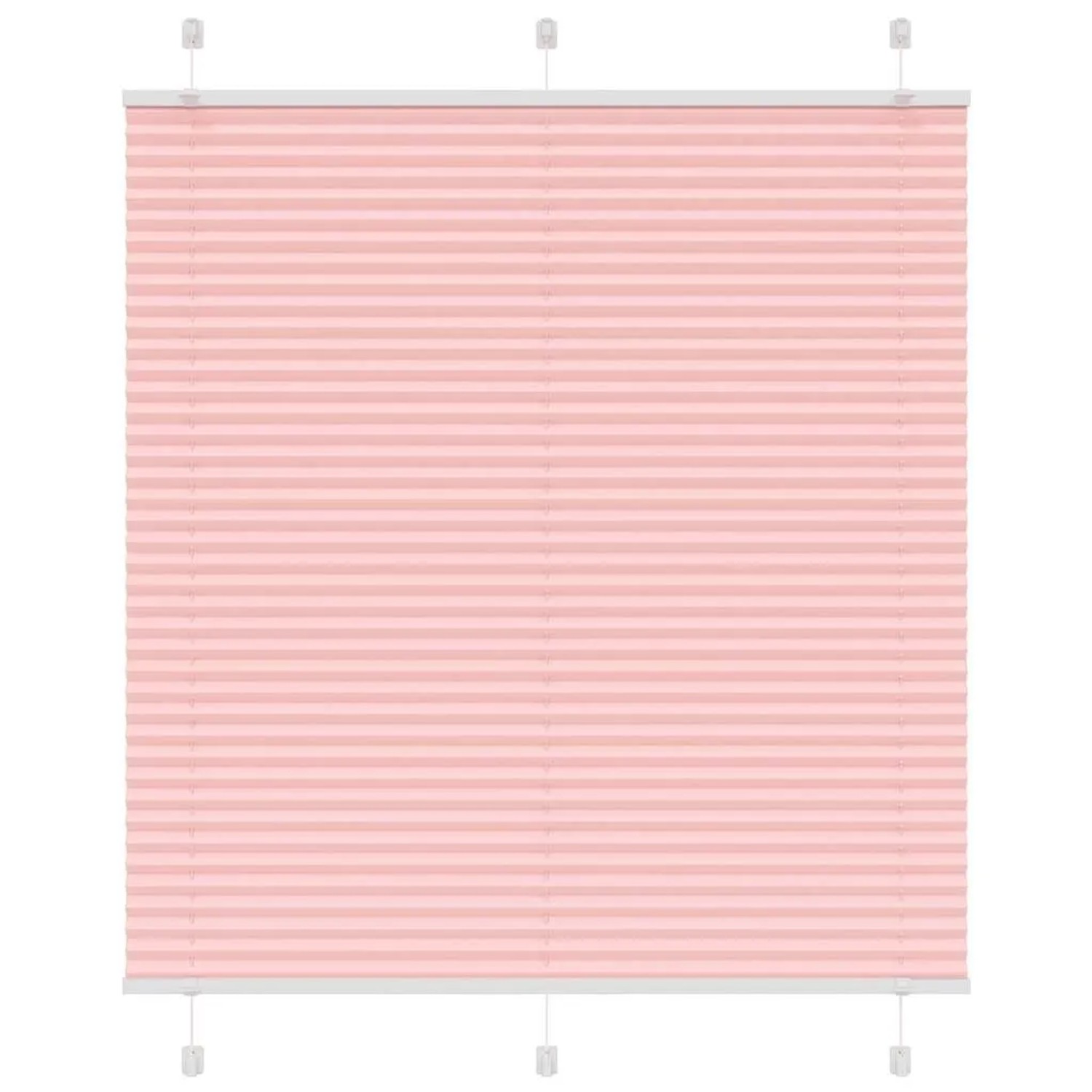 vidaXL Plissee Rosa 120x100 cm Stoffbreite 119,4 cm Polyester 4015436 günstig online kaufen