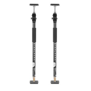 STAHLWERK Montagestützen Set, 66-115cm, max. 40kg Tragkraft. Baustützen für Maurer- und Verlegearbeiten.
