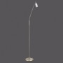 LED-Stehleuchte Max, Stahl/Glas, H 111-157cm, Leselampe für flexible Beleuchtung.