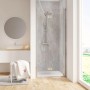 Schulte ExpressPlus Drehfalttür, Chromoptik, 200x90 cm, für barrierefreie Dusche.