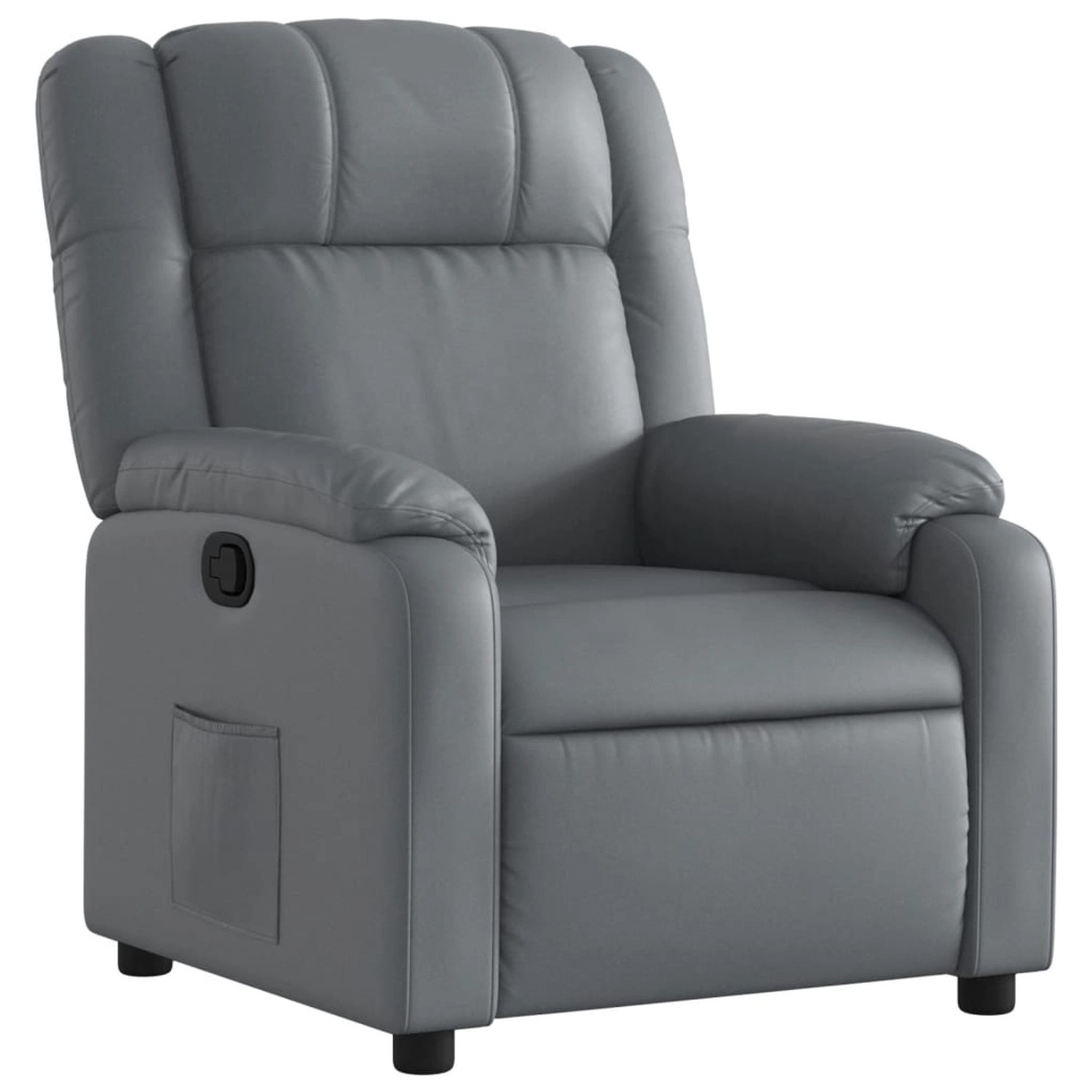 vidaXL Relaxsessel Grau Kunstleder 373525 günstig online kaufen