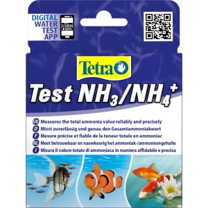 Tetra Wassertest Ammoniak NH3/NH4+ für Süß- und Meerwasseraquarien.