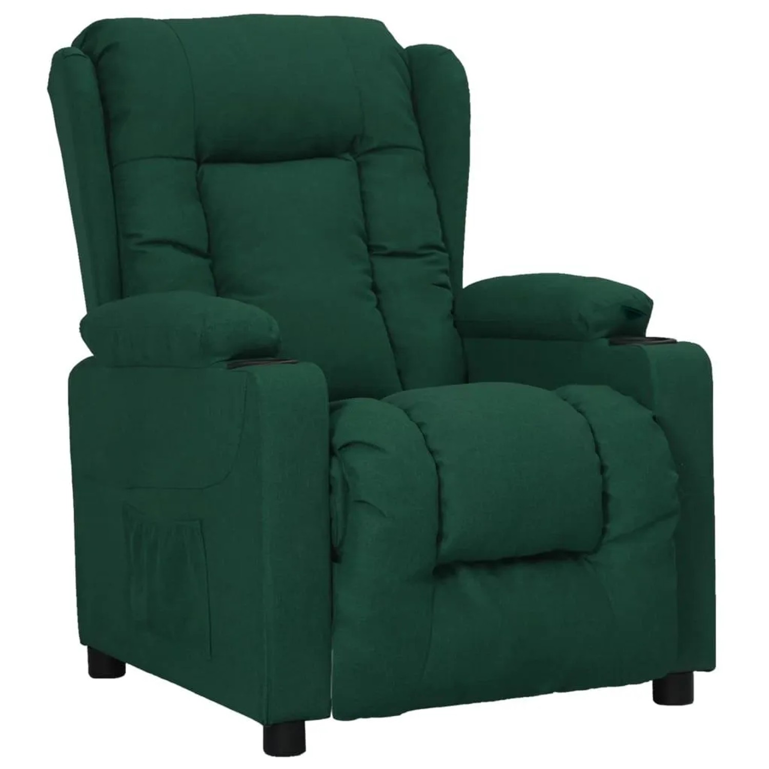 vidaXL Relaxsessel Dunkelgrün Stoff 339054